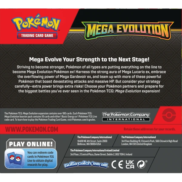 Pokémon TCG: Mega Evolution - Booster Display