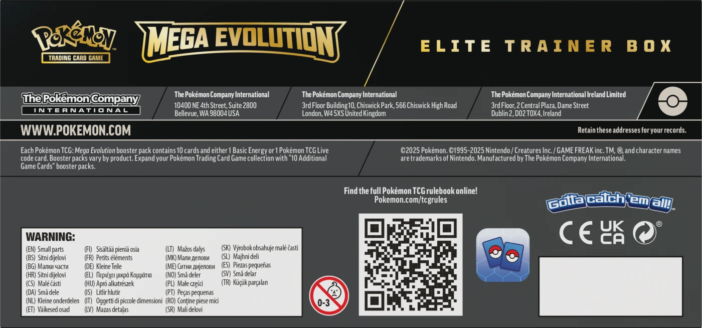Pokémon TCG: Mega Evolution - Elite Trainer Box Gardevoir