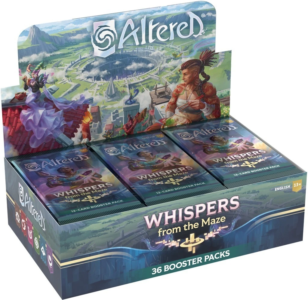 Altered TCG: Whispers from the Maze - Booster Display