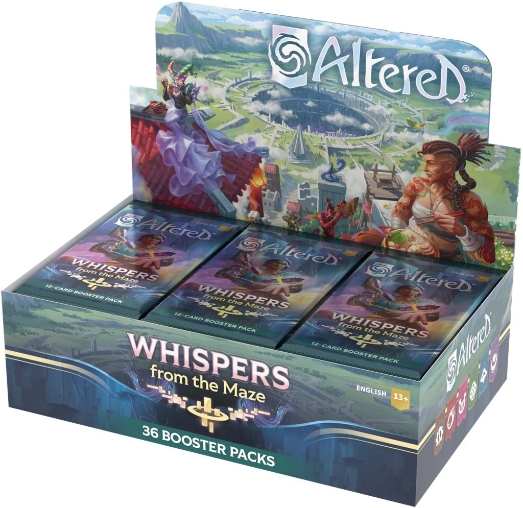 Altered TCG: Whispers from the Maze - Booster Display