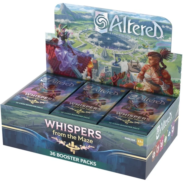 Altered TCG: Whispers from the Maze - Booster Display