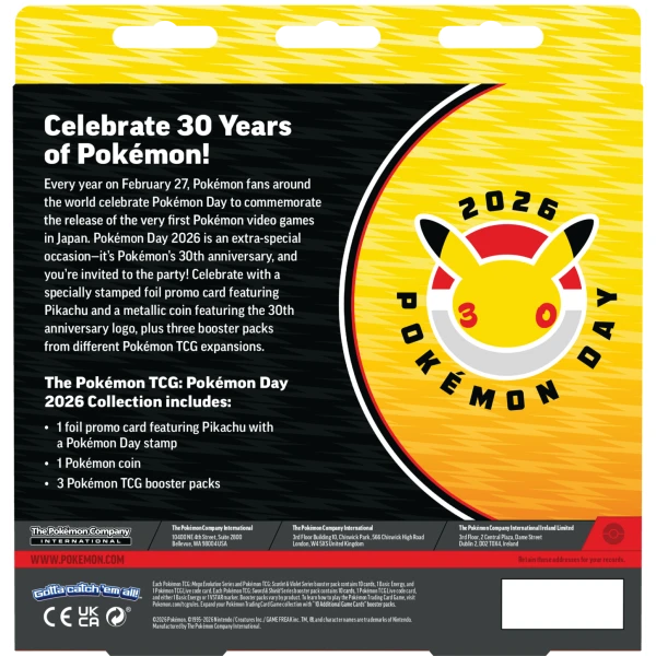 Pokémon TCG: 2026 Pokémon Day Collection