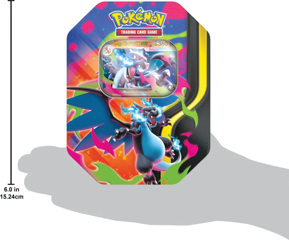Pokémon TCG: Mega Charizard Tin X