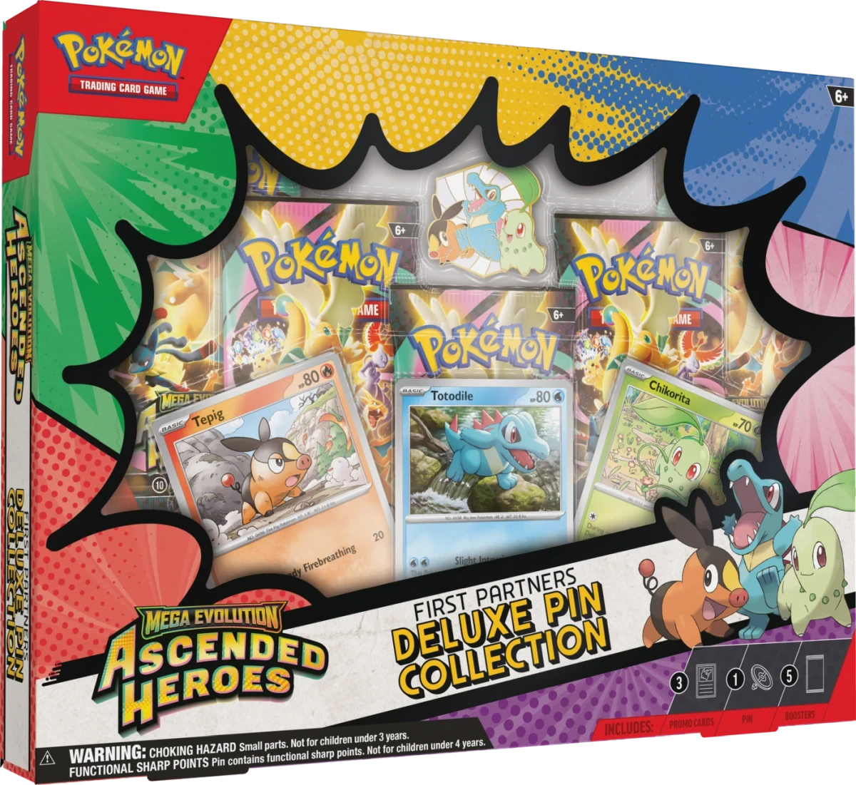 Pokémon TCG: Mega Evolution - Ascended Heroes - Deluxe Pin