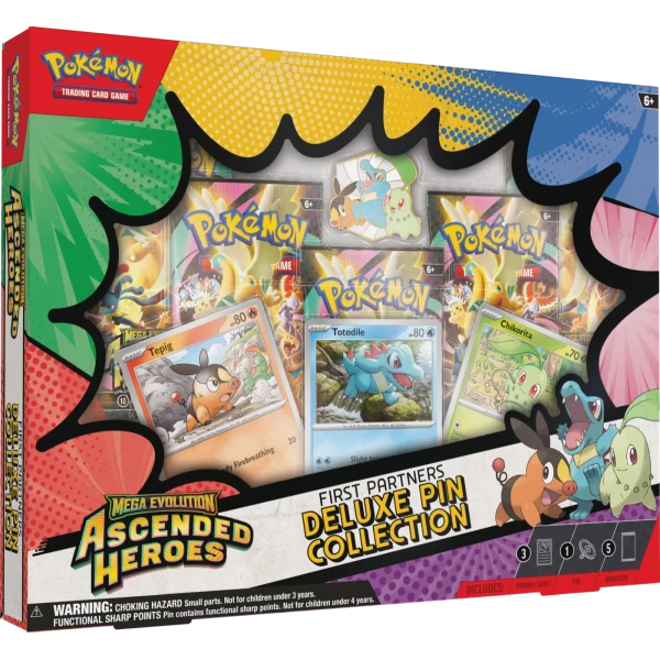 Pokémon TCG: Mega Evolution - Ascended Heroes - Deluxe Pin