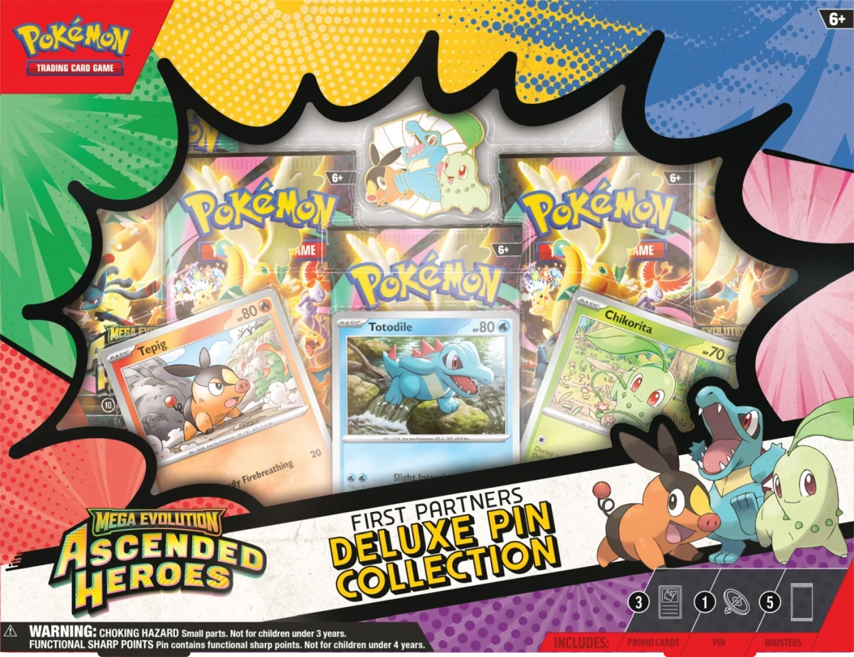 Pokémon TCG: Mega Evolution - Ascended Heroes - Deluxe Pin