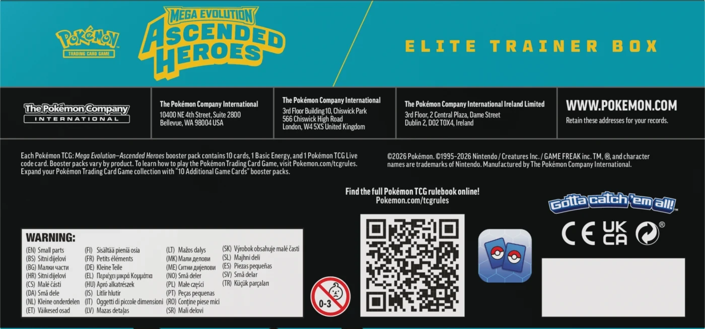 Pokémon TCG: Mega Evolution - Ascended Heroes - Elite Train
