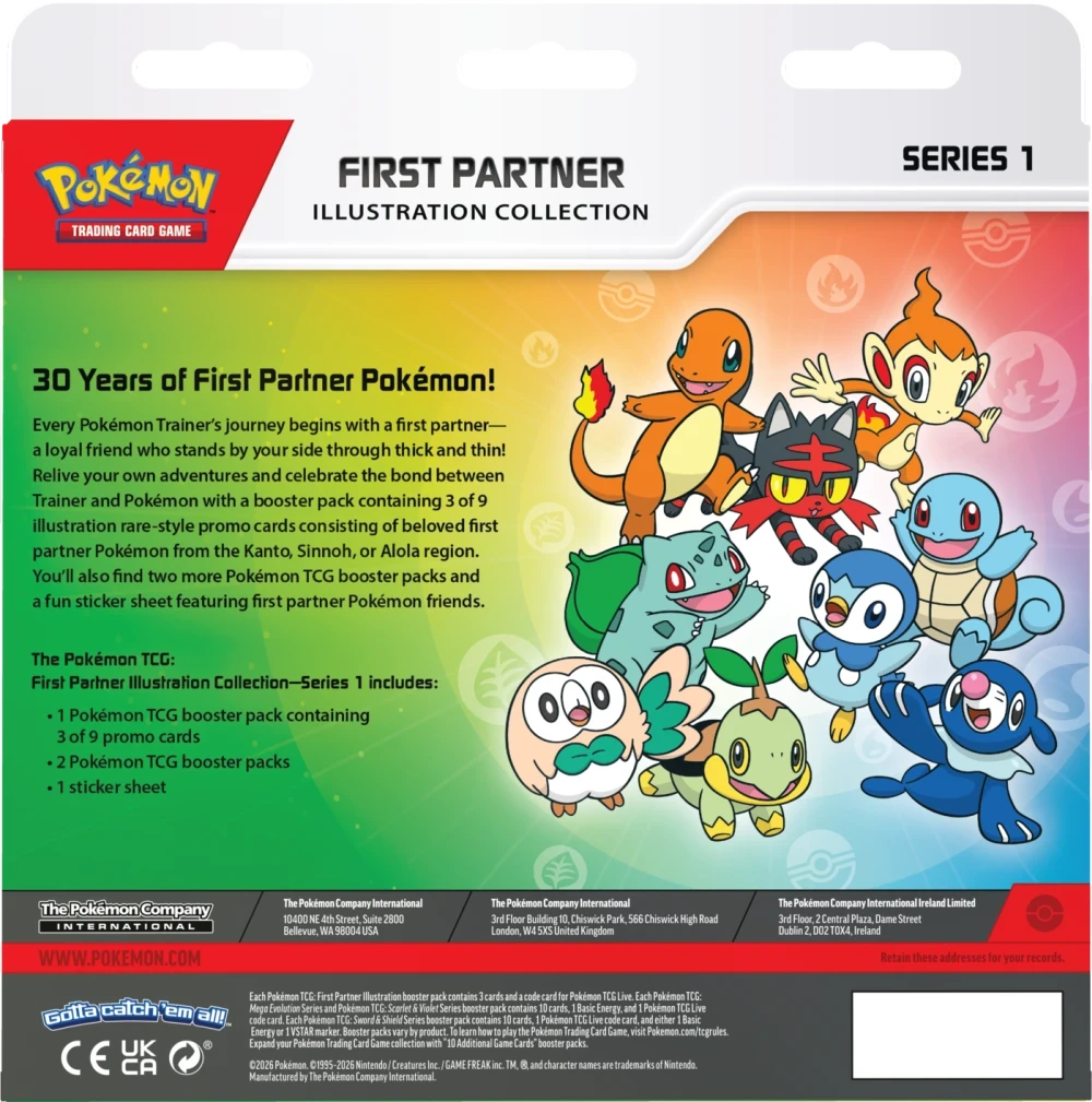 Pokémon TCG: First Partner - Illustration Collection - Seri