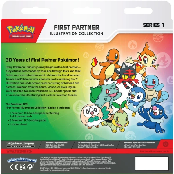 Pokémon TCG: First Partner - Illustration Collection - Seri