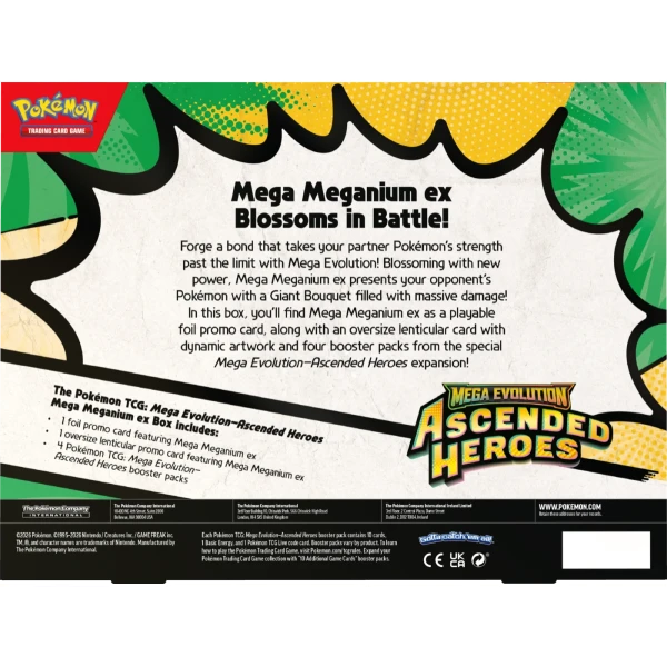 Pokémon TCG: Mega Evolution - Ascended Heroes - Meganium ex