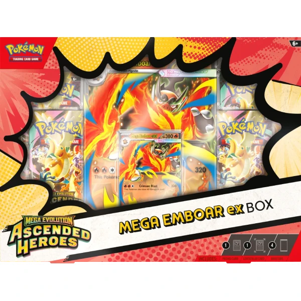 Pokémon TCG: Mega Evolution - Ascended Heroes - Emboar ex B
