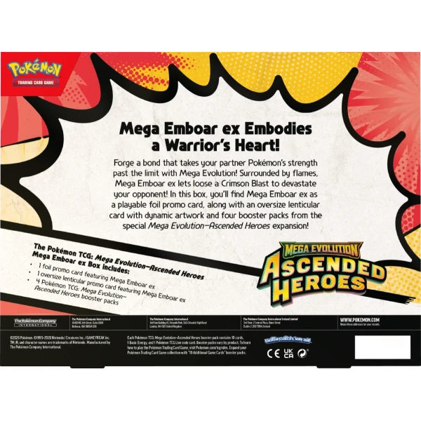 Pokémon TCG: Mega Evolution - Ascended Heroes - Emboar ex B
