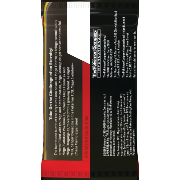 Pokémon TCG: Mega Evolution - Chaos Rising - Booster Displa