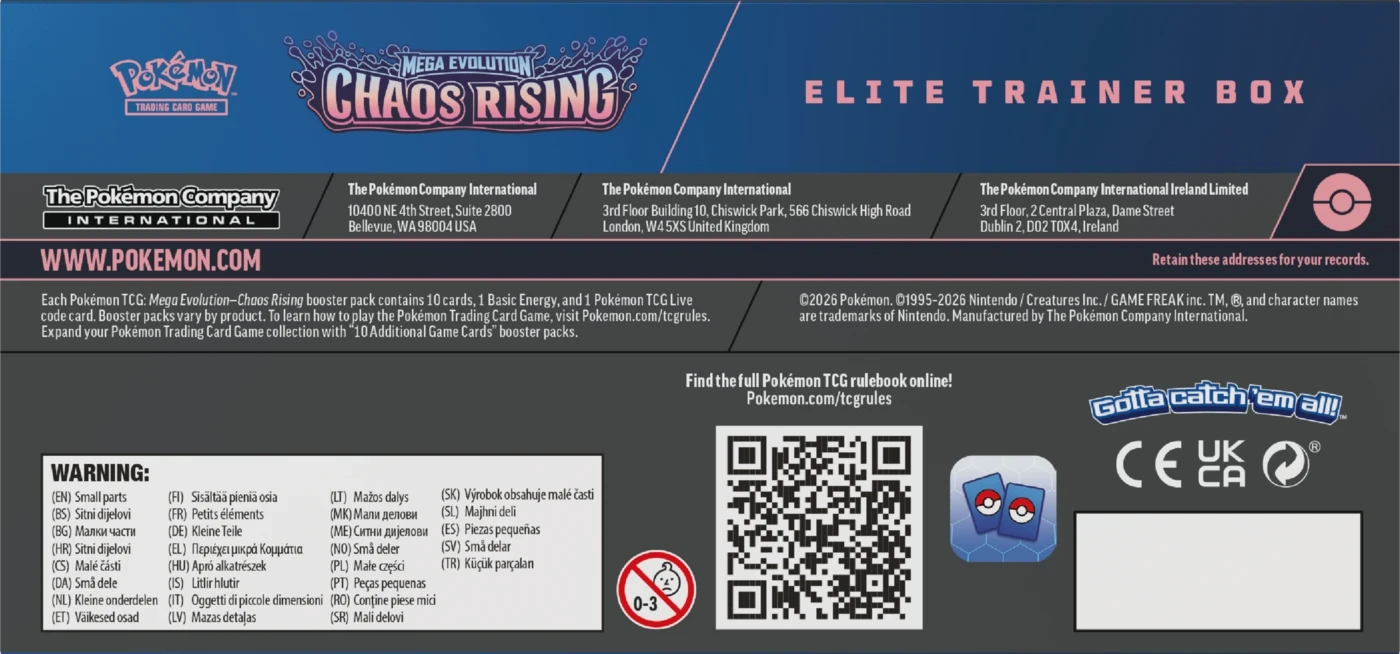 Pokémon TCG: Mega Evolution - Chaos Rising - Elite Trainer