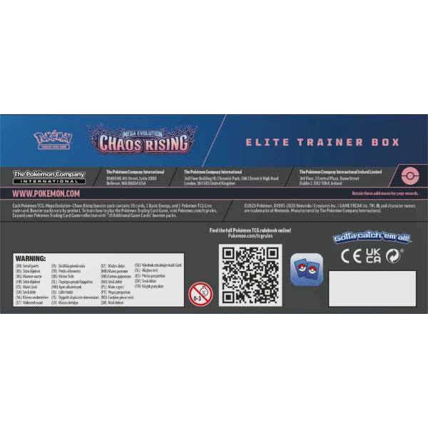 Pokémon TCG: Mega Evolution - Chaos Rising - Elite Trainer