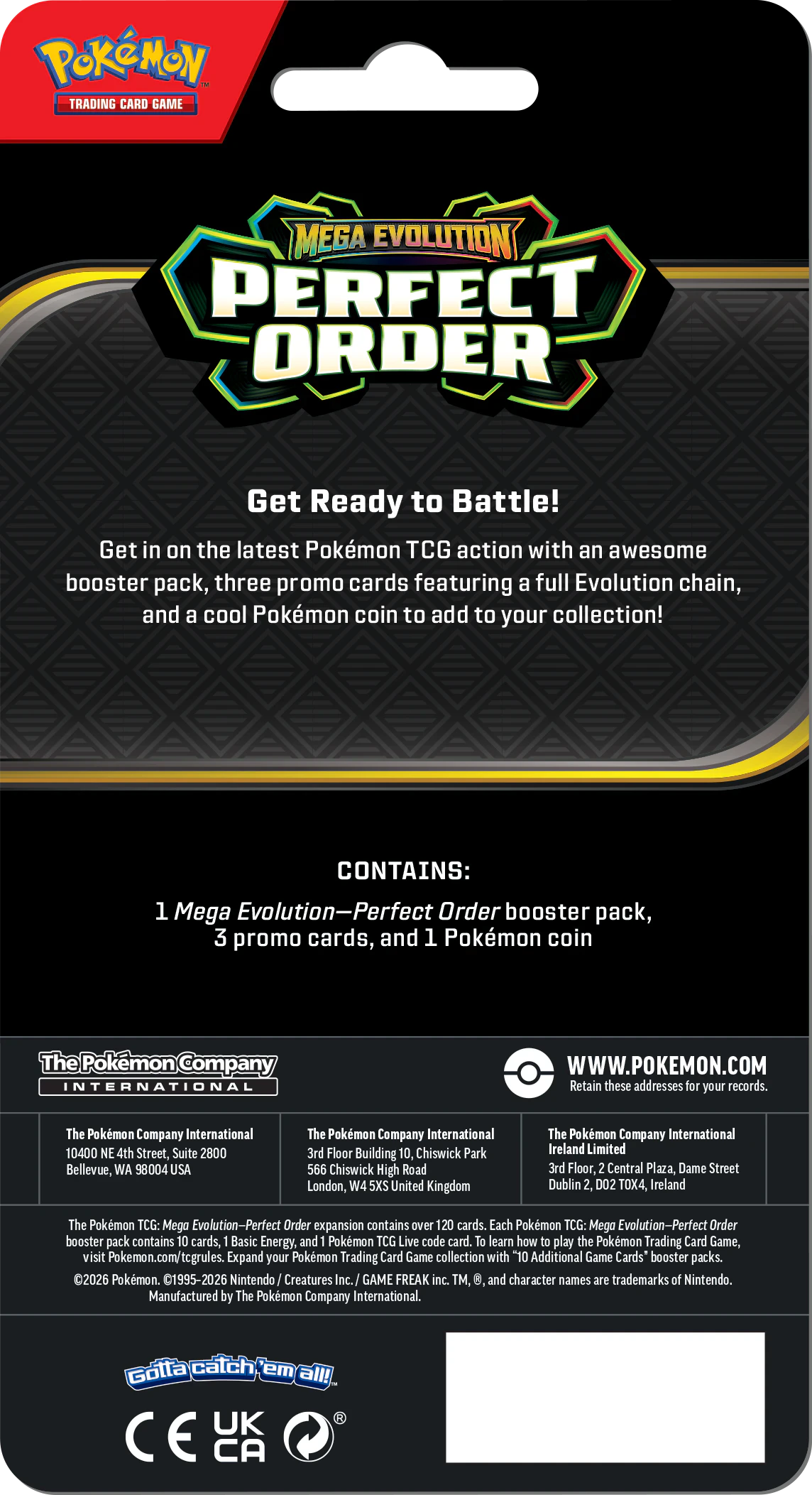 Pokémon TCG: Mega Evolution - Perfect Order - Premium Check
