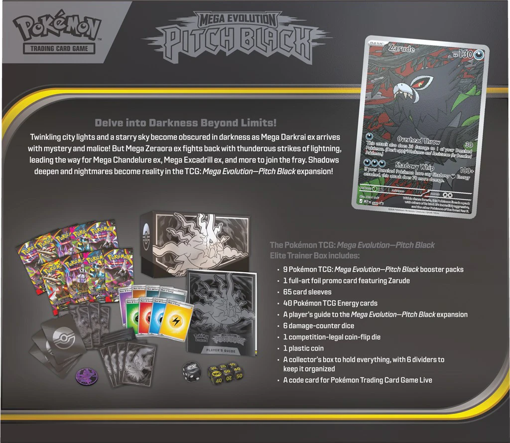 Pokémon TCG: Mega Evolution - Pitch Black - Elite Trainer B