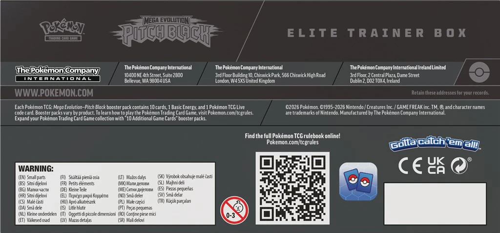 Pokémon TCG: Mega Evolution - Pitch Black - Elite Trainer B
