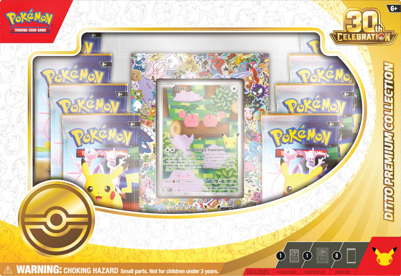 Pokémon TCG: 30th Celebration - Ditto Premium Collection (P