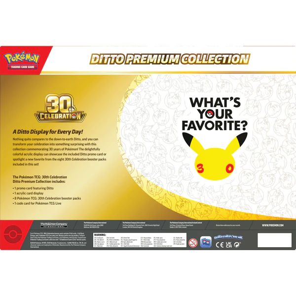 Pokémon TCG: 30th Celebration - Ditto Premium Collection (P