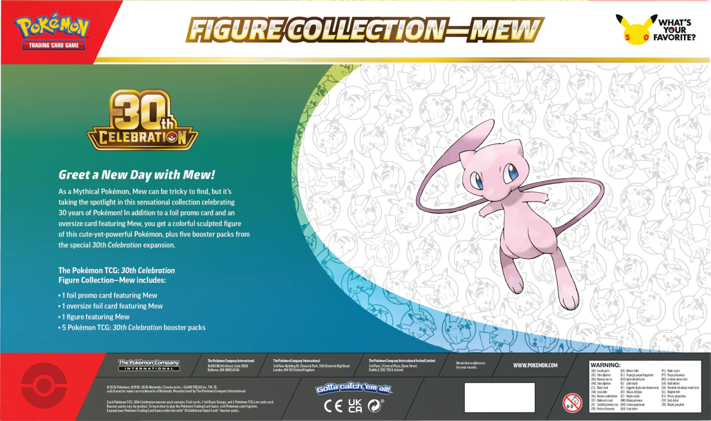 Pokémon TCG: 30th Celebration - Figure Collection - Mew (PR