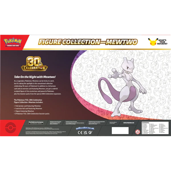 Pokémon TCG: 30th Celebration - Figure Collection - Mewtwo