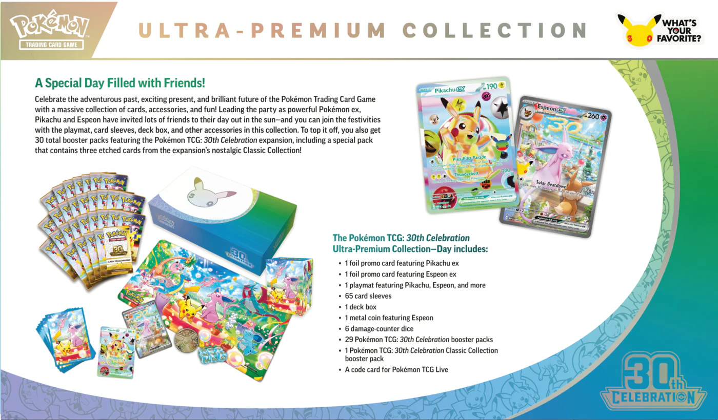 Pokémon TCG: 30th Celebration - Ultra-Premium Collection - 