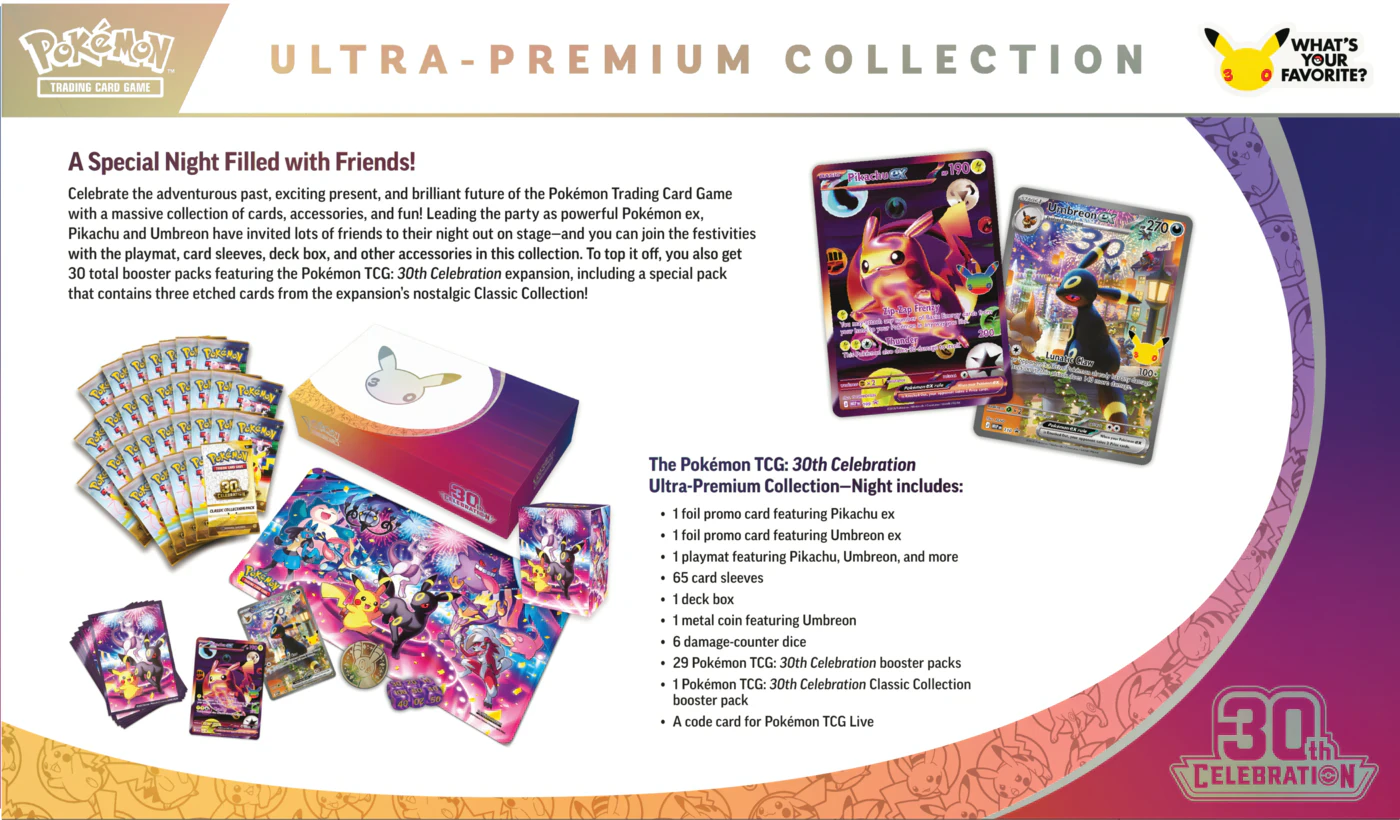 Pokémon TCG: 30th Celebration - Ultra-Premium Collection -
