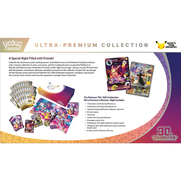 Pokémon TCG: 30th Celebration - Ultra-Premium Collection -