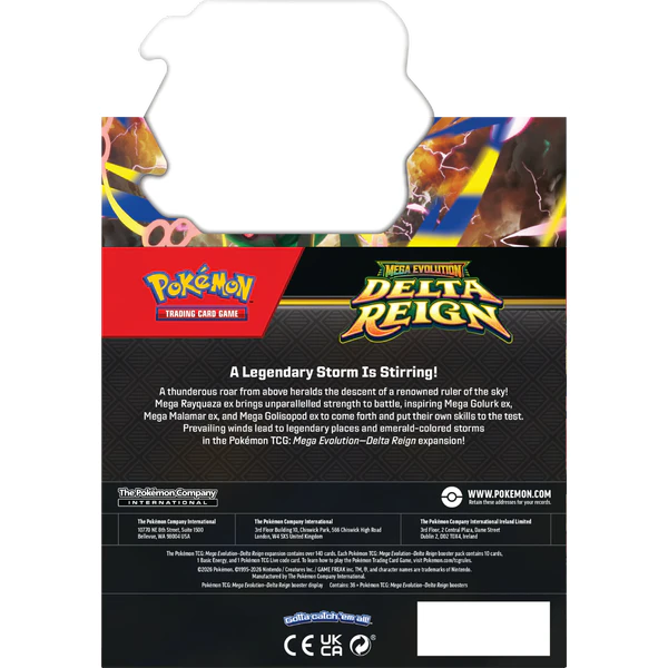 Pokémon TCG: Mega Evolution - Delta Reign - Booster Display