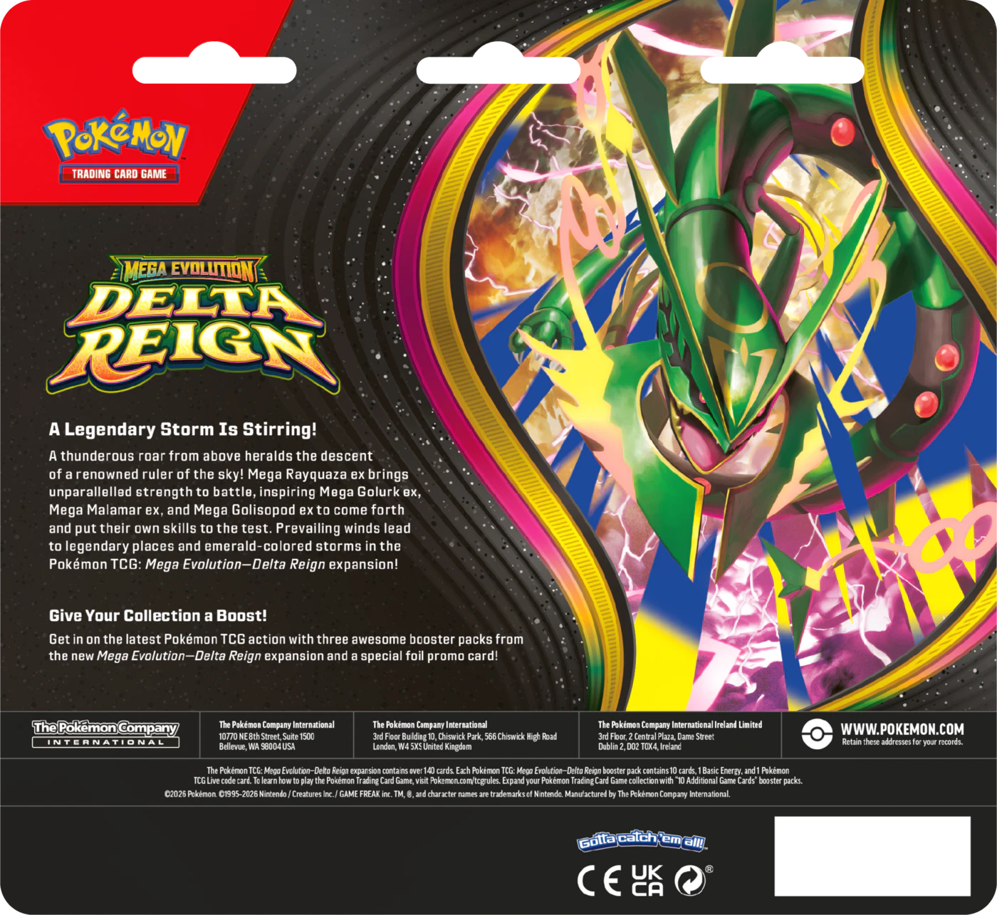 Pokémon TCG: Mega Evolution - Delta Reign - 3-Pack Blister 