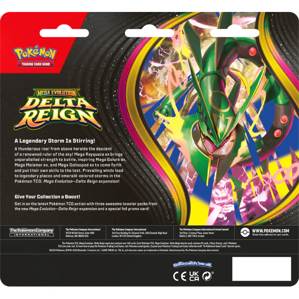 Pokémon TCG: Mega Evolution - Delta Reign - 3-Pack Blister 